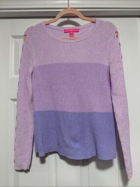 Lilly Pulitzer Lavender Ombre Crewneck Sweater
